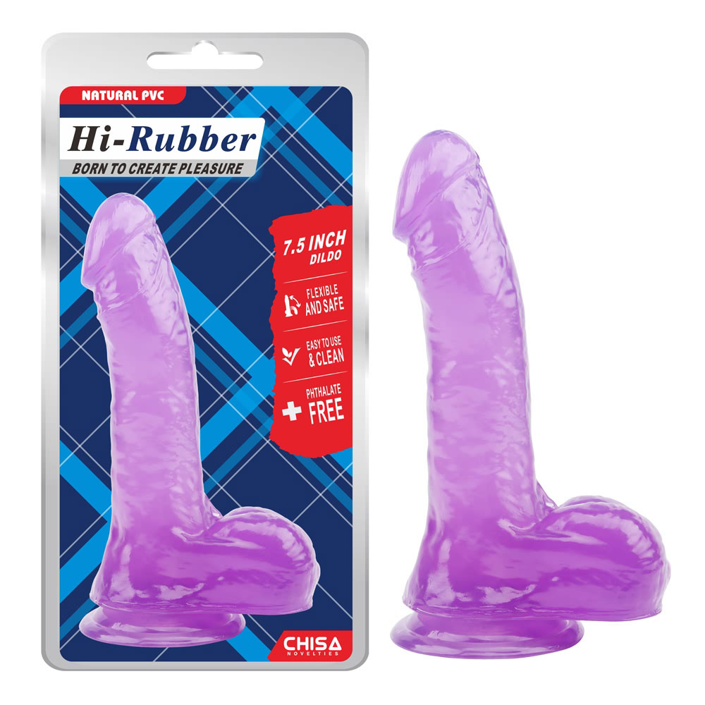 7,5 colio dildo-violetinė