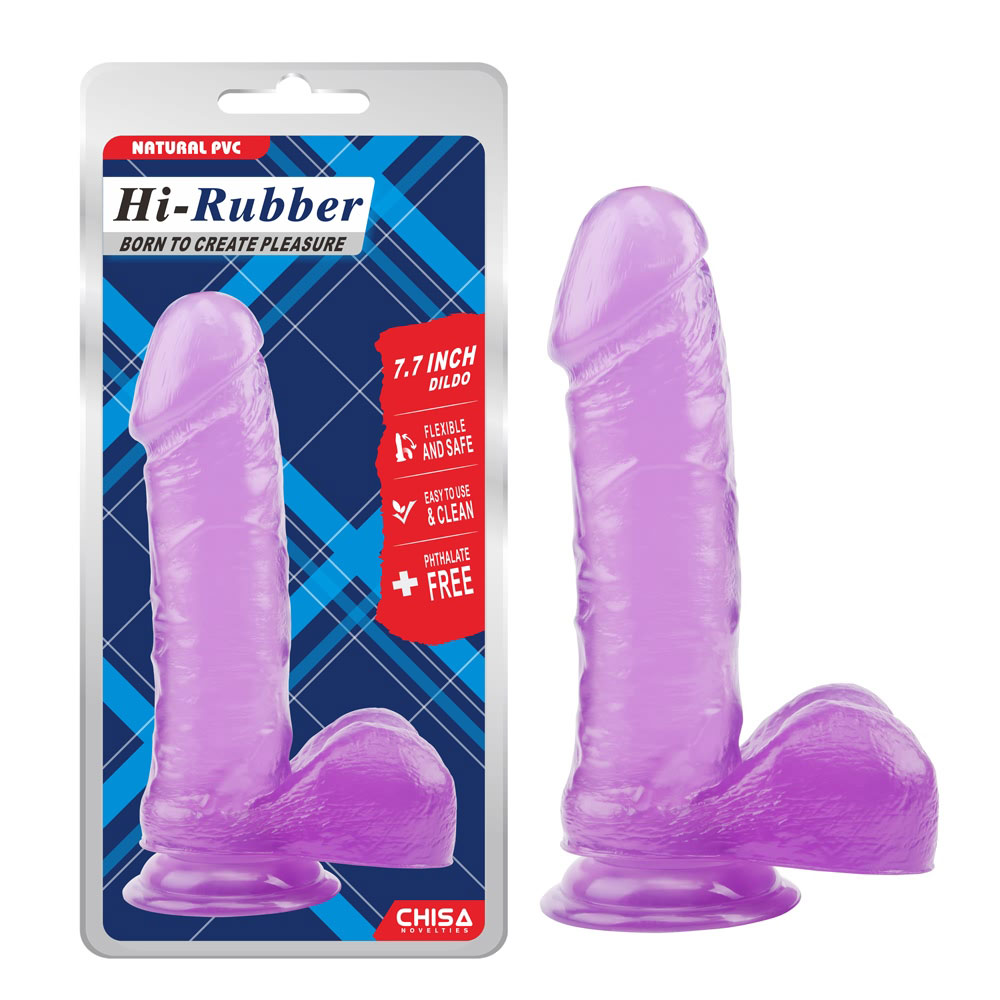 7,7 colio dildo-violetinė