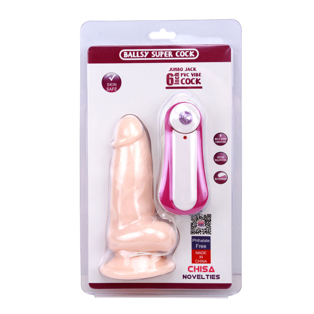 JUMBO JACK 6 vibruojantis dildo